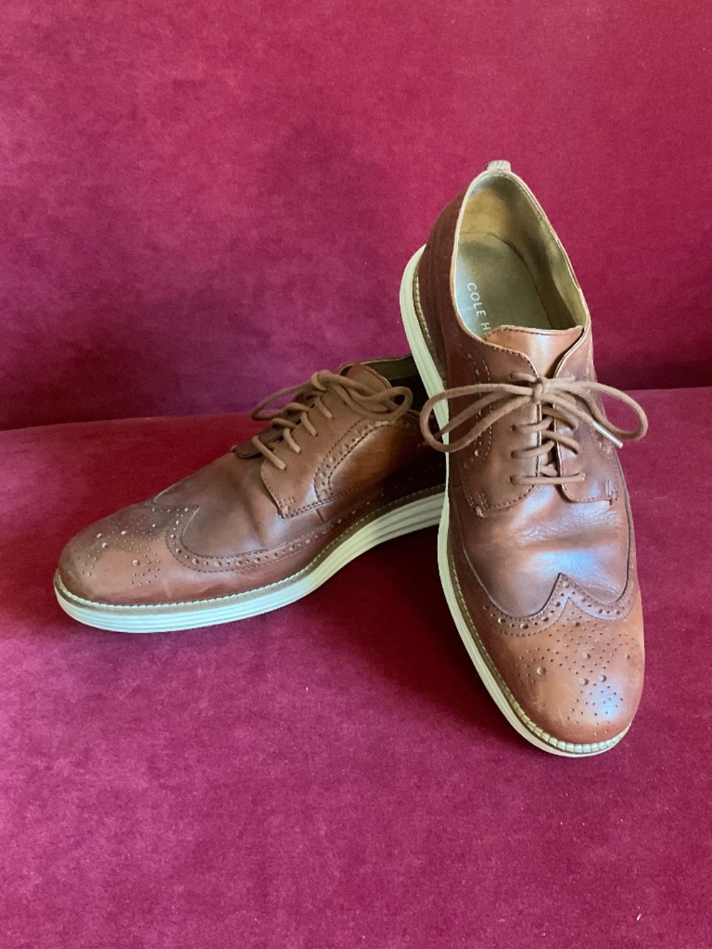 Cole Haan Leather Wing Tip Shoes